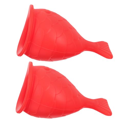 OSOLADY 2stücke Fischform Silikon Lippenfüller Gerät Zum Aufpolstern Lippen Enhancer Werkzeug Wiederverwendbar Für Frauen Familie Angehörige von OSOLADY