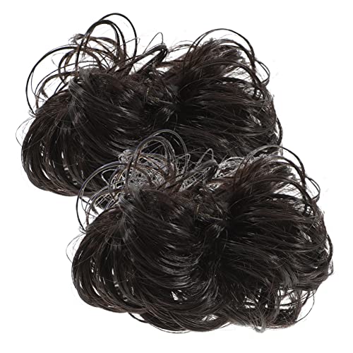 OSOLADY 2stücke Synthetischer Haarknoten Clip Für Frauen Wellige Lockige Klaue Haarteil Einfach Anzubringen Und Abzunehmen Für Partys Und Festivals von OSOLADY