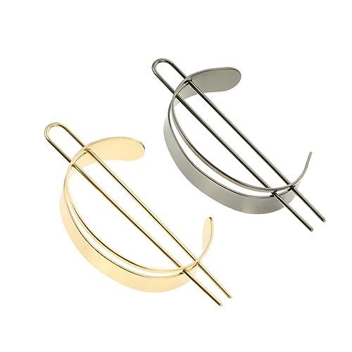 OSOLADY 2stücke Vintage Haarschmuck Für Frauen U-förmige Haarnadeln Aus Legierung Retro Haarspangen Stilvolle Haardekoration Für Hochzeiten Und Besondere Anlässe von OSOLADY