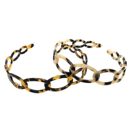 OSOLADY 2stücke Zahn Haarreif Mit Perlenmuster Rutschfeste Stirnbänder Für Frauen Mädchen Einfacher Haarschmuck Für Partys Verabredungen Perfektes von OSOLADY