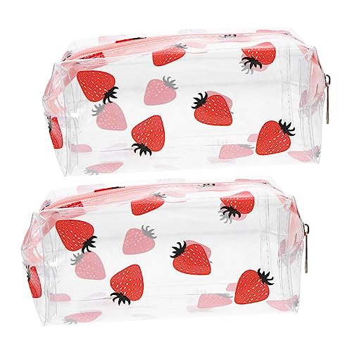 OSOLADY 2stücke wasserdichte Kosmetiktasche Für Reisen Tragbare Transparente Make-up Aufbewahrungstasche Für Damen Für Toilettenartikel Und Make-up Zubehör von OSOLADY