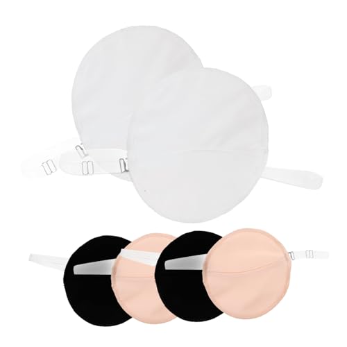 OSOLADY 3paare Waschbare Achselhöhlen Schweißpads Für Frauen Unsichtbare Absorbierende Unterarmpolster Und Hautfarbe Für Alltag Und Sport von OSOLADY
