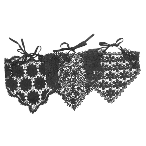 OSOLADY 3 Stück Damen Blumen Haarbänder Lässige Hollow Bandanas Kopfbedeckung für und Mädchen Vielseitige Designs für von OSOLADY