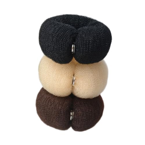 OSOLADY 3 Stück Haarringschale Brötchen Fangen Lockig Donut-hersteller Krapfen Lockenwickler Haarstyling -werkzeuge Damen Unordentlich Gestalter Groß Bobby Haarformwerkzeug Nylonseide OSOLADY 3 Stück Haarringschale Brötchen Fangen Lockig Donut-hersteller Krapfen Lockenwickler Haarstyling -werkzeuge Damen Unordentlich Gestalter Groß Bobby Haarformwerkzeug Nylonseide von OSOLADY