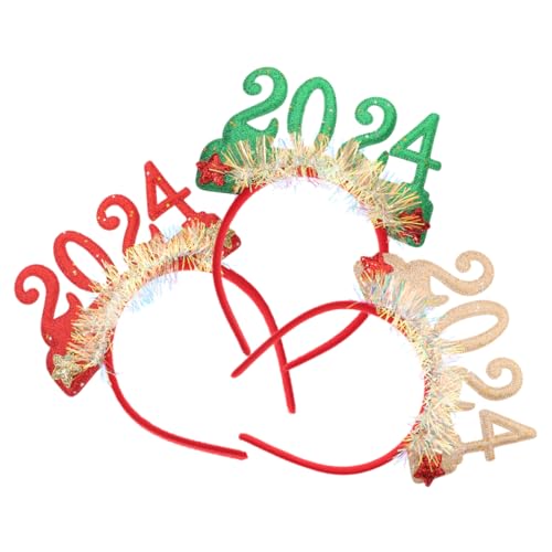 OSOLADY 3 Stück Silvester-kopfschmuck, Party-stirnbänder, Neujahrs-kopfschmuck, Feiertags-partyzubehör OSOLADY 3 Stück Silvester-kopfschmuck, Party-stirnbänder, Neujahrs-kopfschmuck, Feiertags-partyzubehör von OSOLADY