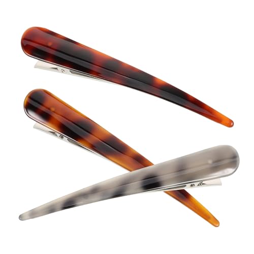 OSOLADY 3 Stück Teiliges Acryl Haarclips mit Entenzahn für Damen Professionelle Haarstyling Klammern für Friseursalons und Heimgebrauch Rutschfest und Schonend für Haar OSOLADY 3 Stück Teiliges Acryl Haarclips mit Entenzahn für Damen Professionelle Haarstyling Klammern für Friseursalons und Heimgebrauch Rutschfest und Schonend für Haar von OSOLADY