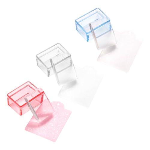 OSOLADY 3 Stück Teiliges Nagelstempel Transparente Maniküre Stempel für Diy Nail Art für Salon und Heimgebrauch und Erhältlich von OSOLADY