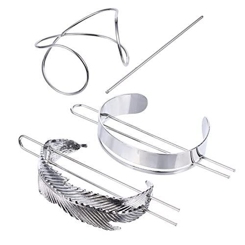 OSOLADY 3stücke Haarspange Dutt Mit Haarnadel Für Frauen Zarte Und Attraktive Haarzubehör Einfach Zu Tragen Für Partys Hochzeiten Und Zeremonien von OSOLADY