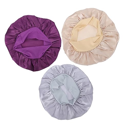 OSOLADY 3 Stücke Haushaltsschlaf Hüte Frauen Satin Schlafende Hüte Nachtkappen Für Zuhause OSOLADY 3 Stücke Haushaltsschlaf Hüte Frauen Satin Schlafende Hüte Nachtkappen Für Zuhause von OSOLADY