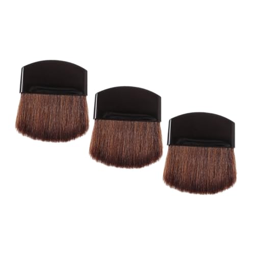 OSOLADY 3 Stücke Make Up Pinsel Satz für Foundation Rouge und Puder Weiche Borsten Langlebiger Griff für Damen Vielseitig Einsetzbar für Creme und Puder von OSOLADY
