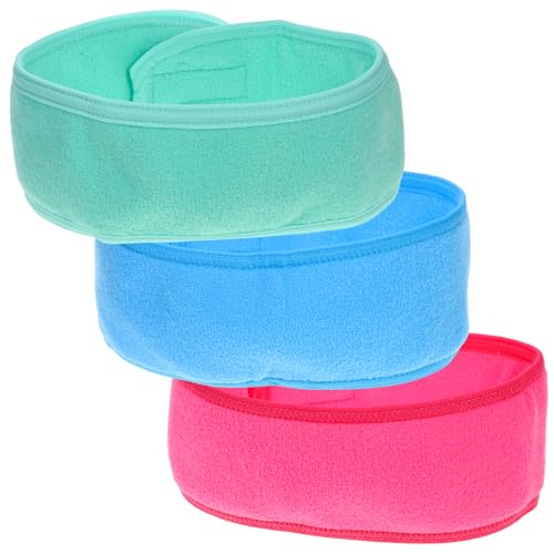 OSOLADY 3stücke Sport-stirnbänder Für Damen Elastische Haarbänder Für Yoga Gesichtswäsche Und Make-up Farbenfroh Verstellbar Und Bequem Für Fitness Und Alltag von OSOLADY