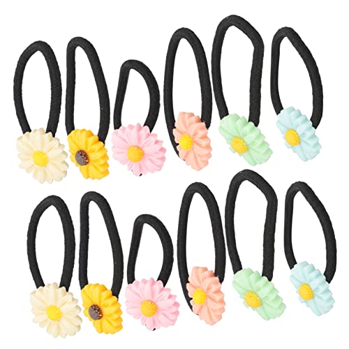 OSOLADY 30 Stück Elastische Haargummis mit für Damen Blumen Haarseile Haarband für Mädchen Haarschmuck für Feste und Alltag von OSOLADY
