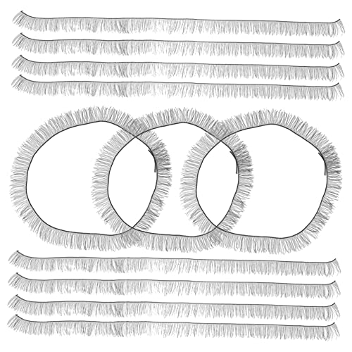 OSOLADY 30Stücke Puppenwimpern Streifen Selbstklebende Falsche Wimpern für DIY Puppen Bastelbedarf Längen Charmante für Puppen und Modelle von OSOLADY