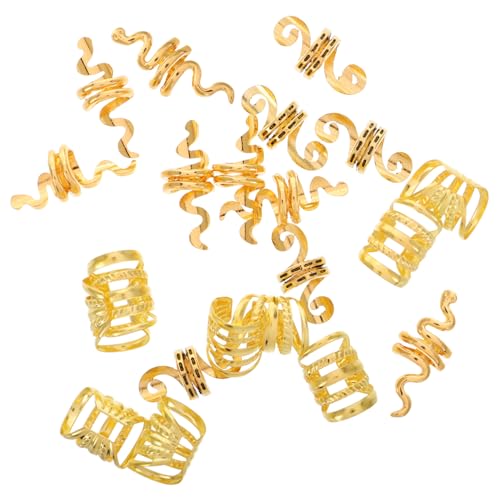 OSOLADY Eleganter Festival-Haarschmuck 30 Stück Haarzöpfe Schmuck Metallzopf Haarspange für Frauen Zopf-Accessoires von OSOLADY