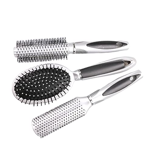 OSOLADY 3stücke Kamm Für Frauen Lockenkamm Aus Damen Haarkamm Flacher Kamm Elliptischer Antistatisch Glatte Borsten Ergonomischer Griff Tägliche Geeignet Für Lange Kurze Glatte Oder von OSOLADY