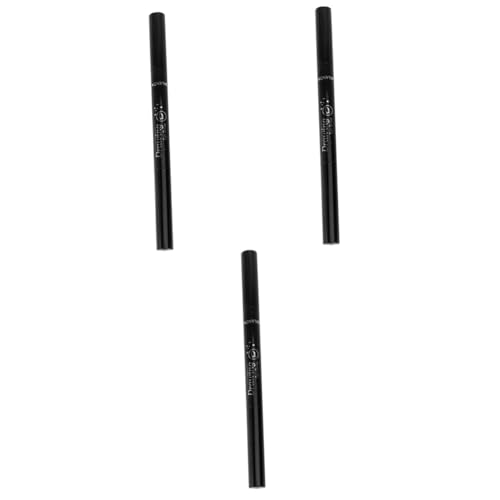 OSOLADY 3St Pinsel für Augenbrauenstifte portable bürstchen brow pen schmink schokolinsen Augenbrauenstift mit Doppelkopf langlebige augenbrauenstifte Make-up-Augenbrauenstifte Chocolate von OSOLADY