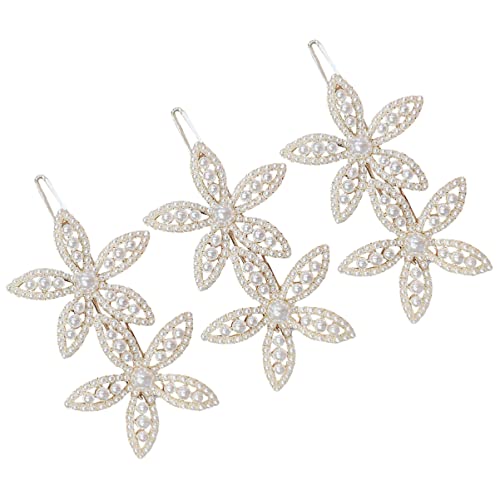OSOLADY 3 Stück Perlen Blumen Haarnadeln für Haarspangen mit Blumen Design für Hochzeiten Partys und Alltagslooks Haarschmuck für Mädchen OSOLADY 3 Stück Perlen Blumen Haarnadeln für Haarspangen mit Blumen Design für Hochzeiten Partys und Alltagslooks Haarschmuck für Mädchen von OSOLADY