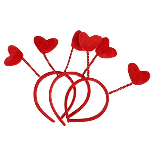 OSOLADY 3Stücke Herz Haarreifen für Mädchen Atemberaubender Haarschmuck aus Hochwertigem für Partys und Alltag für Valentinstag Feiern OSOLADY 3Stücke Herz Haarreifen für Mädchen Atemberaubender Haarschmuck aus Hochwertigem für Partys und Alltag für Valentinstag Feiern von OSOLADY