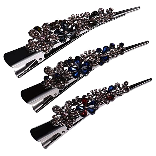 OSOLADY 3Stücke Strass Haarspangen für Damen Haarclips mit Rhinestone Design für Alltagslook und Besondere Anlässe und Regenbogenfarben OSOLADY 3Stücke Strass Haarspangen für Damen Haarclips mit Rhinestone Design für Alltagslook und Besondere Anlässe und Regenbogenfarben von OSOLADY