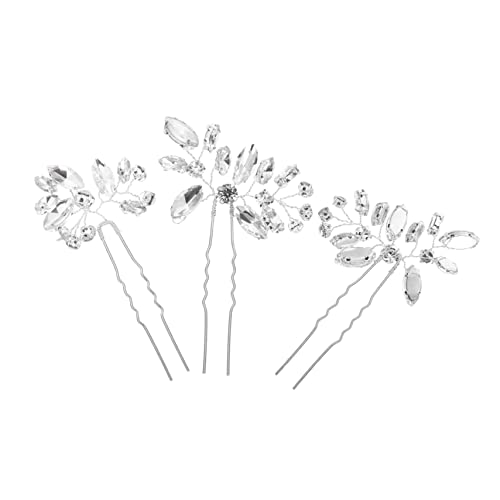 OSOLADY 3Stücke Teiliges Haarnadeln mit Strasssteinen für Braut Eleganter Haarschmuck für Hochzeiten Partys und Fotoshootings für Damen OSOLADY 3Stücke Teiliges Haarnadeln mit Strasssteinen für Braut Eleganter Haarschmuck für Hochzeiten Partys und Fotoshootings für Damen von OSOLADY