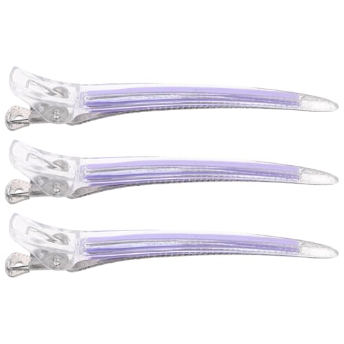 OSOLADY 3stücke Alligator-haarklammern Für Damen Rutschfeste Transparente Nicht Beschädigende Haarspangen Für Haarschnitt Und Diy-haarstyling von OSOLADY