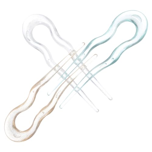 OSOLADY 3stücke Französische Haarnadeln U-förmig Haarstäbe Für Dickes Haar Dekorativ Haarschmuck Accessoires Für Langes Haar Für Frauen von OSOLADY