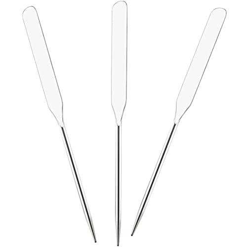 OSOLADY 3stücke Kosmetikspatel-mixer Aus Edelstahl Für Make-up Nailart Und Kosmetikprodukte Für Professionelle Salons Und Heimgebrauch von OSOLADY