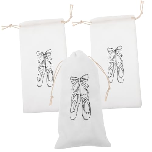 OSOLADY 3stücke Schuhebeutel Mit Kordelzug Für Ballettschuhe Leicht Und Waschbar Aufbewahrungstasche Für Damen Und Mädchen Ballettschuhtasche Zum Tragen Und Lagern OSOLADY 3stücke Schuhebeutel Mit Kordelzug Für Ballettschuhe Leicht Und Waschbar Aufbewahrungstasche Für Damen Und Mädchen Ballettschuhtasche Zum Tragen Und Lagern von OSOLADY