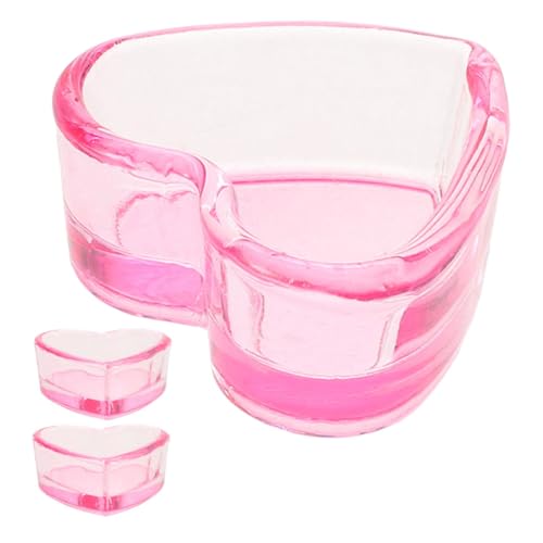 OSOLADY 3stücke Teiliges Dappen Dish Herzform Transparente Maniküre-schalen Für Nagellack Nail Art Zubehör Multifunktionale Aufbewahrung Für Pinsel Und Kleinteile OSOLADY 3stücke Teiliges Dappen Dish Herzform Transparente Maniküre-schalen Für Nagellack Nail Art Zubehör Multifunktionale Aufbewahrung Für Pinsel Und Kleinteile von OSOLADY