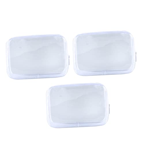 OSOLADY 3stücke Teiliges Transparenter Wasserdichter PVC-kosmetiktaschen Für Stilvolle Und Praktische Aufbewahrung Für Makeup Und Pflegeprodukte Für Damen Und OSOLADY 3stücke Teiliges Transparenter Wasserdichter PVC-kosmetiktaschen Für Stilvolle Und Praktische Aufbewahrung Für Makeup Und Pflegeprodukte Für Damen Und von OSOLADY