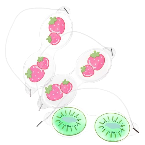 OSOLADY 3stücke Wiederverwendbare Kühlende Augenmasken Für Junge Mädchen Fruchtige Gel Augenmasken Pvc Material Zur Linderung Von Müden Augen Und Schwellungen Süßes Design Leicht OSOLADY 3stücke Wiederverwendbare Kühlende Augenmasken Für Junge Mädchen Fruchtige Gel Augenmasken Pvc Material Zur Linderung Von Müden Augen Und Schwellungen Süßes Design Leicht von OSOLADY