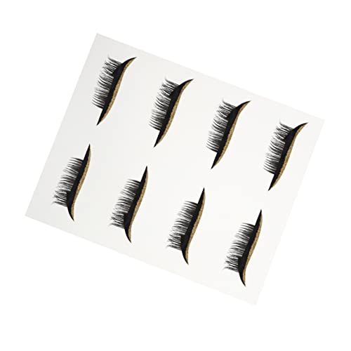 OSOLADY Goldene Wimpernaufkleber 4 Paar Eyeliner-aufkleberstreifen Schnelle Anwendung Für Alltägliche Festliche Looks von OSOLADY