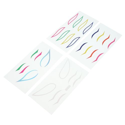 OSOLADY 4 Sätze Eyeliner Decals Farbige Wasserfeste Eyeliner Aufkleber für Partys und Nachtleben Einfach Anzuwenden Tragbar und Vielseitig OSOLADY 4 Sätze Eyeliner Decals Farbige Wasserfeste Eyeliner Aufkleber für Partys und Nachtleben Einfach Anzuwenden Tragbar und Vielseitig von OSOLADY