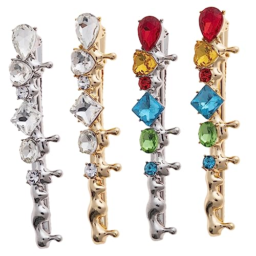 OSOLADY 4stücke Teiliges Glitzer-haarspangen Für Frauen Funkelnde Strass-haaraccessoires Für Hochzeiten Und Besondere Anlässe von OSOLADY