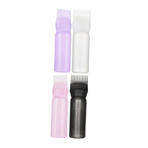 OSOLADY 4 Stück Friseursalon Haarshampoo Flasche Spray Haarflasche Mit Kamm Haarspray Haarfärbebürste Haarfärbeflasche Haarparfüm Färbeflasche Haarspray Flüssigkeiten Friseur Pp OSOLADY 4 Stück Friseursalon Haarshampoo Flasche Spray Haarflasche Mit Kamm Haarspray Haarfärbebürste Haarfärbeflasche Haarparfüm Färbeflasche Haarspray Flüssigkeiten Friseur Pp von OSOLADY