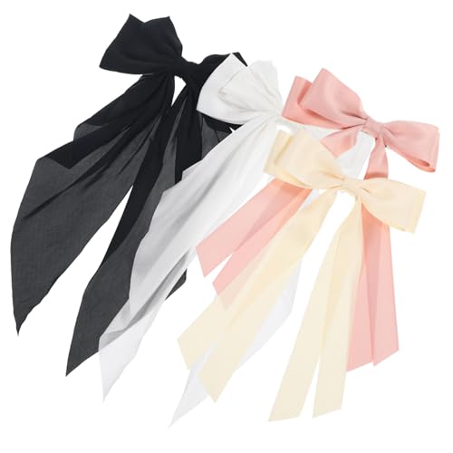 OSOLADY 4stücke Schleifen Haarspangen Haarband Haarschleifen Clip Haarschmuck Für Mädchen Damen Frauen Mit Sicherem Und Minimalistischem Design von OSOLADY