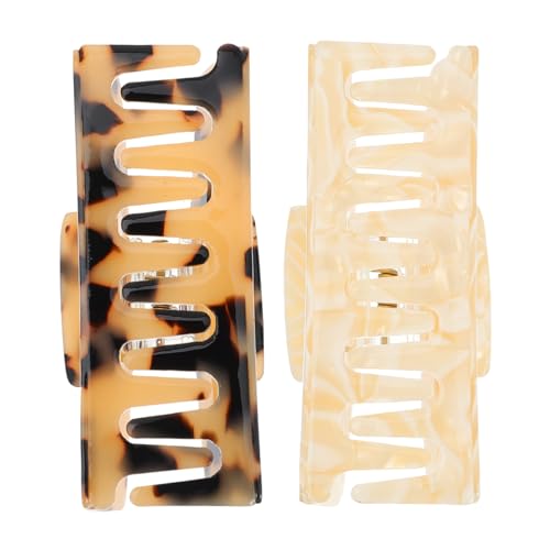 OSOLADY 4stücke Acryl Haarspangen Für Damen Elegante Haarklammern Und Leopardenmuster Rutschfest Und Langlebig Für Verschiedene Hairstyles Und Outfits von OSOLADY