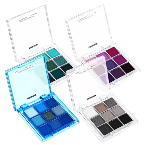 OSOLADY 4 Stück Lidschatten-palette Make-up-palette Lidschattenpalette Bunt Lidschattenplatte Helle Lidschattenpalette Lidschatten-glitter-palette Bunte Lidschattenpalette Plastik OSOLADY 4 Stück Lidschatten-palette Make-up-palette Lidschattenpalette Bunt Lidschattenplatte Helle Lidschattenpalette Lidschatten-glitter-palette Bunte Lidschattenpalette Plastik von OSOLADY