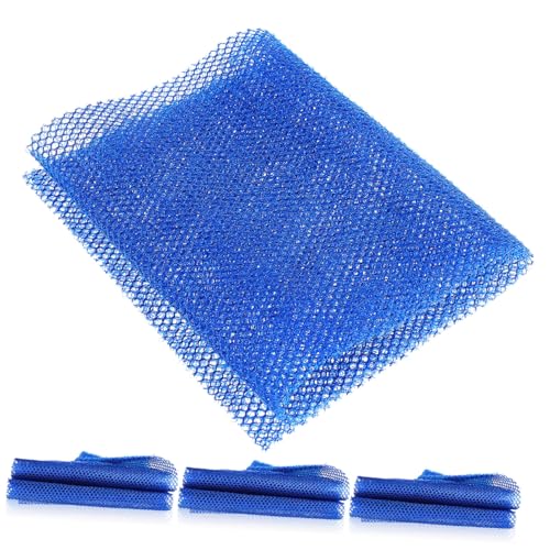 OSOLADY 4 Stück Peeling-waschlappen Netz Schwämme Luffa Schrubben Haut Duschschrubber Bad Natürlicher Schwamm Natürlicher Scheuerschwamm Saugfähig Körper Waschen Handtücher Nylon von OSOLADY
