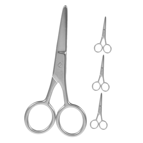 OSOLADY 4 Stück Scheren Aus Edelstahl Augenbrauen-friseurscheren Für Damen Und Herren OSOLADY 4 Stück Scheren Aus Edelstahl Augenbrauen-friseurscheren Für Damen Und Herren von OSOLADY