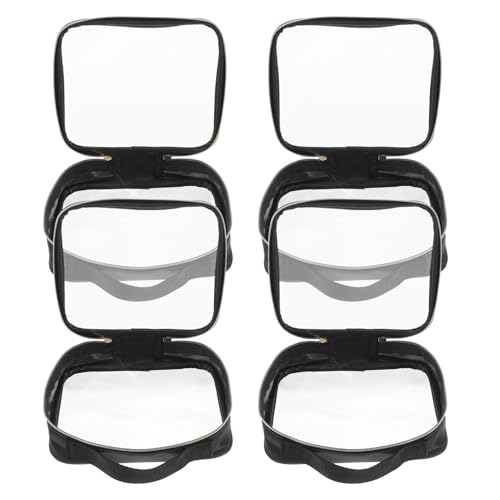 OSOLADY 4stücke Teiliges Transparente Kosmetiktasche Mit Reißverschluss Wasserdichtes PVC Reiseorganizer Für Makeup Und Toilettenartikel Tragbare Aufbewahrungstasche Für Damen Und von OSOLADY