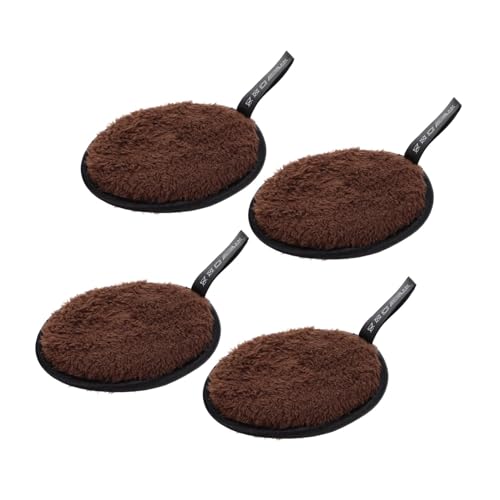 OSOLADY 4 Stücke Make-up-entferner Puff Entferner-puff Gesichtsreinigungspad Coffee OSOLADY 4 Stücke Make-up-entferner Puff Entferner-puff Gesichtsreinigungspad Coffee von OSOLADY