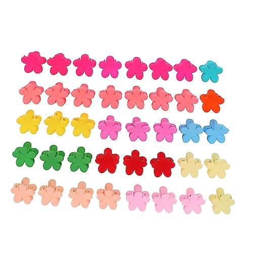 OSOLADY 40stücke Blumen-haarspangen Kleine Haarklammer Für Junge Mädchen Mädchen Aus Kunststoff Langlebig Und Sicher Für Geburtstage Weihnachten Und Feiertage von OSOLADY