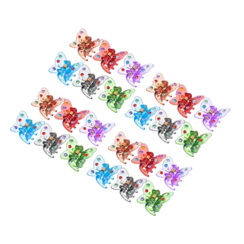 OSOLADY 48Stücke Schmetterlings Haarspangen für Mädchen Bunte Plastikbasierte Haarnadeln Entzückender Kopfschmuck für Fotorequisit Langlebig und Pflegeleicht OSOLADY 48Stücke Schmetterlings Haarspangen für Mädchen Bunte Plastikbasierte Haarnadeln Entzückender Kopfschmuck für Fotorequisit Langlebig und Pflegeleicht von OSOLADY