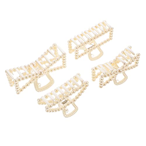 OSOLADY 4Stücke Acryl Haarspangen für Perlen Haar Zubehör Klauen Haarclips für Partys und Alltag Perfektes für Damen und Mädchen OSOLADY 4Stücke Acryl Haarspangen für Perlen Haar Zubehör Klauen Haarclips für Partys und Alltag Perfektes für Damen und Mädchen von OSOLADY