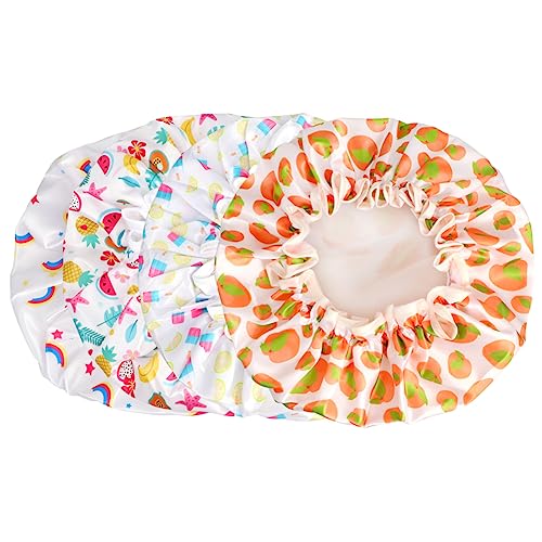OSOLADY 4Stücke Damen Satin Duschhaube Doppellagig für Schlaf und Bad für Make Up und Verschiedenen Farben Erhältlich OSOLADY 4Stücke Damen Satin Duschhaube Doppellagig für Schlaf und Bad für Make Up und Verschiedenen Farben Erhältlich von OSOLADY