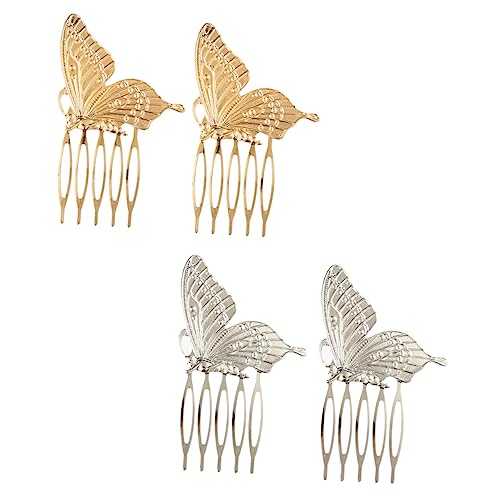 OSOLADY 4Stücke Haarklammern Schmetterlinge Haarnadeln Für Mädchen Haarseitenkämme Und Elegante Haarschmuck Accessoires Für Feines Und Mitteldickes Haar OSOLADY 4Stücke Haarklammern Schmetterlinge Haarnadeln Für Mädchen Haarseitenkämme Und Elegante Haarschmuck Accessoires Für Feines Und Mitteldickes Haar von OSOLADY