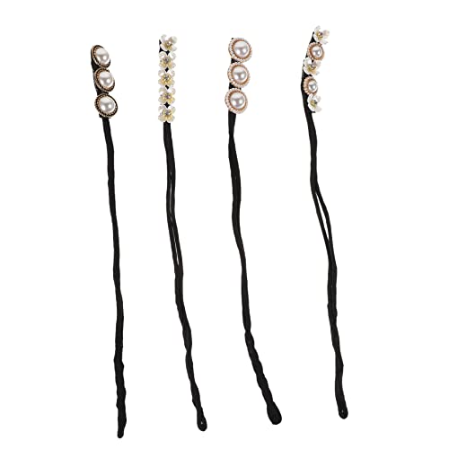 OSOLADY 4Stücke Teiliges Haardutt DIY Haarschmuck Haarstyling Zubehör für Damen Haarknoten Maker für Dutt Frisuren Langlebig und Sicher Anwendung OSOLADY 4Stücke Teiliges Haardutt DIY Haarschmuck Haarstyling Zubehör für Damen Haarknoten Maker für Dutt Frisuren Langlebig und Sicher Anwendung von OSOLADY