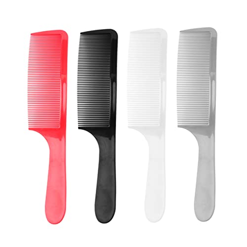 OSOLADY 4 Stück Haarkämme für Männer Rundgriff Haarschneidekamm Professioneller Haarkamm für Friseursalons Antistatischer Stylingkamm Feinzahn Kamm für von OSOLADY