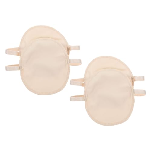 OSOLADY 4Stücke Wiederverwendbare Achselschweißpads für Damen Absorbierende Schweißpolster mit Mesh Design Schnell Trocknend für Sport und Verhindert Schweißflecken von OSOLADY